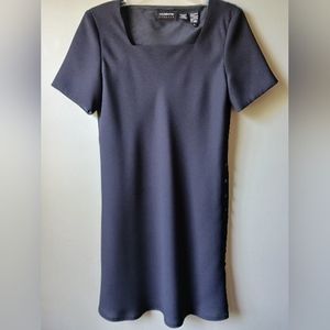 NWOT Liz Claiborne Little Black Dress with Button Detail